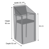 Bar Chair Cover - 51 cm X 53 cm X 90 cm