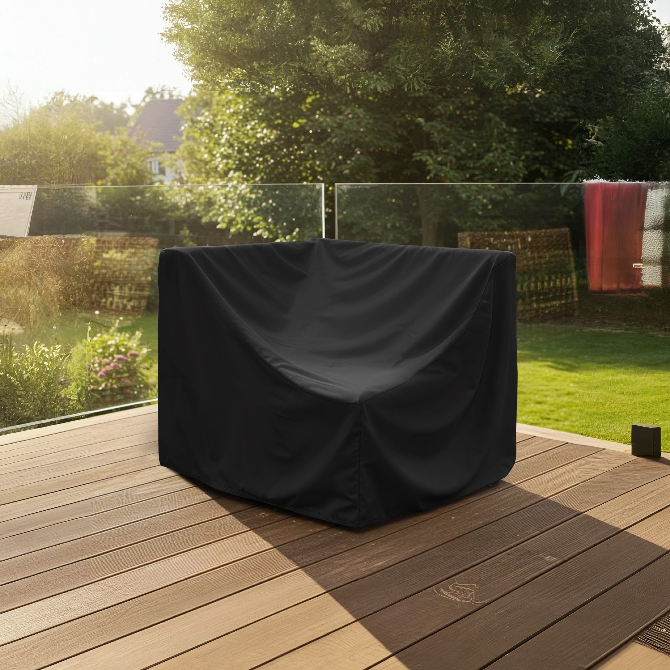 Black Outdoor Corner Module Cover