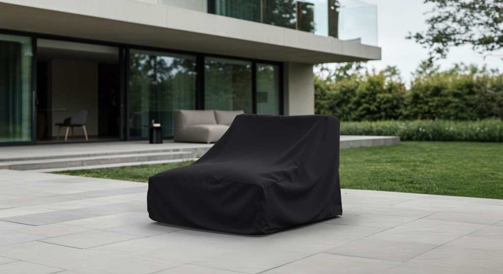 Black Centre Modular Sofa Cover