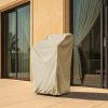 Beige Stacking Chairs Cover