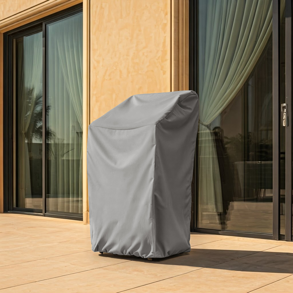 Grey Stacking Chairs Cover