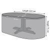 Oval Dining Table Cover - 123cm X 83cm X 75cm