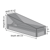 Raised-Back Sun Lounger Cover - 180cm x 65cm X 85cm