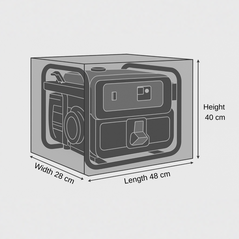 Luxury Generator Cover - 48cm X 28cm X 40cm