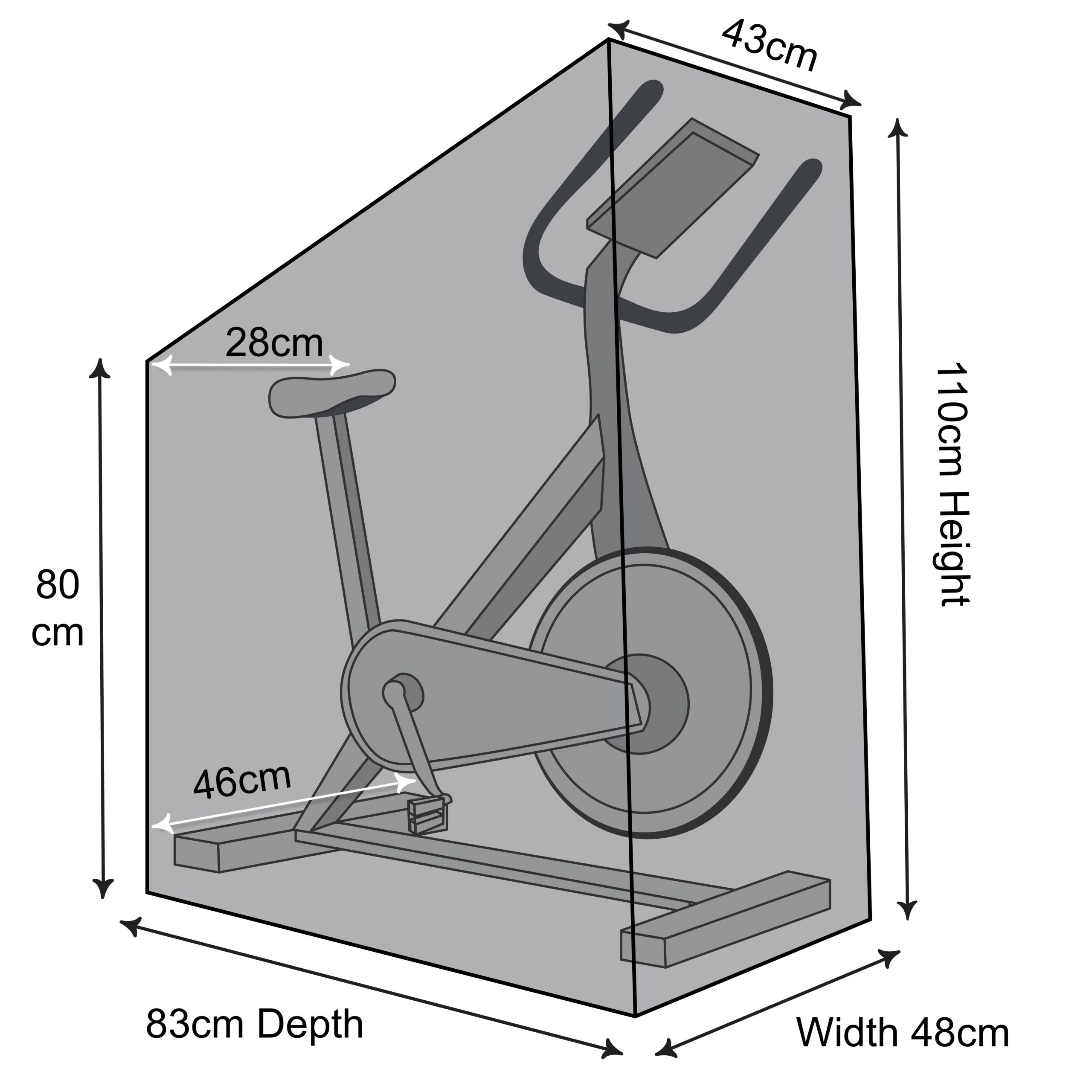 Exercise Bike Cover - 83cm X 48cm X 110cm