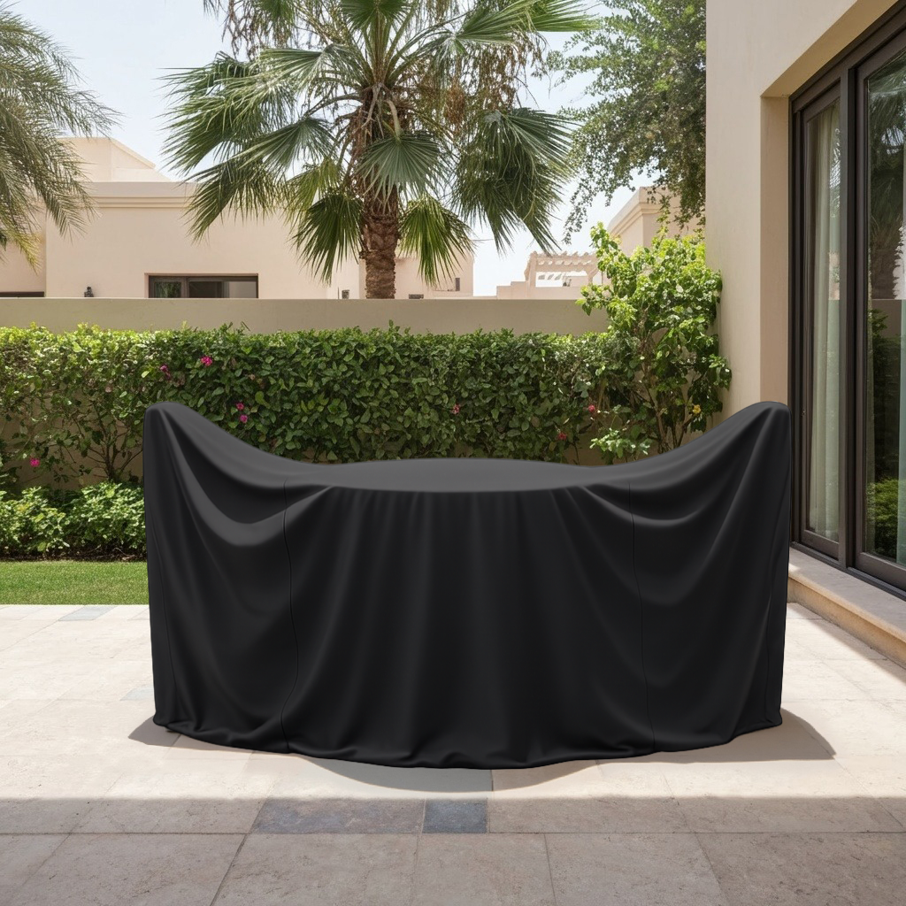 Black Outdoor Bistro Set Cover