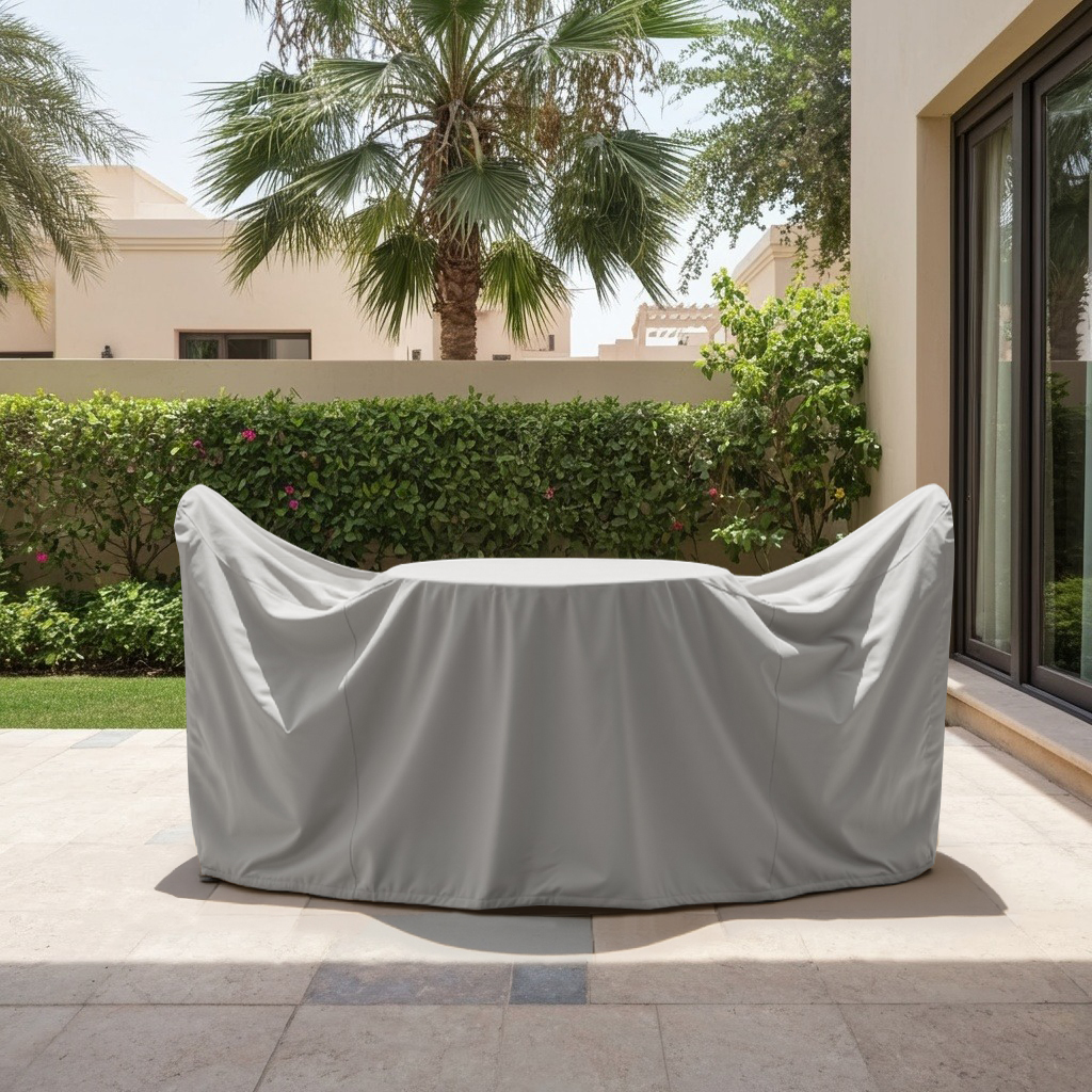 Grey Outdoor Bistro Set Cover
