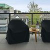 Black Patio Lounge Chair Cover