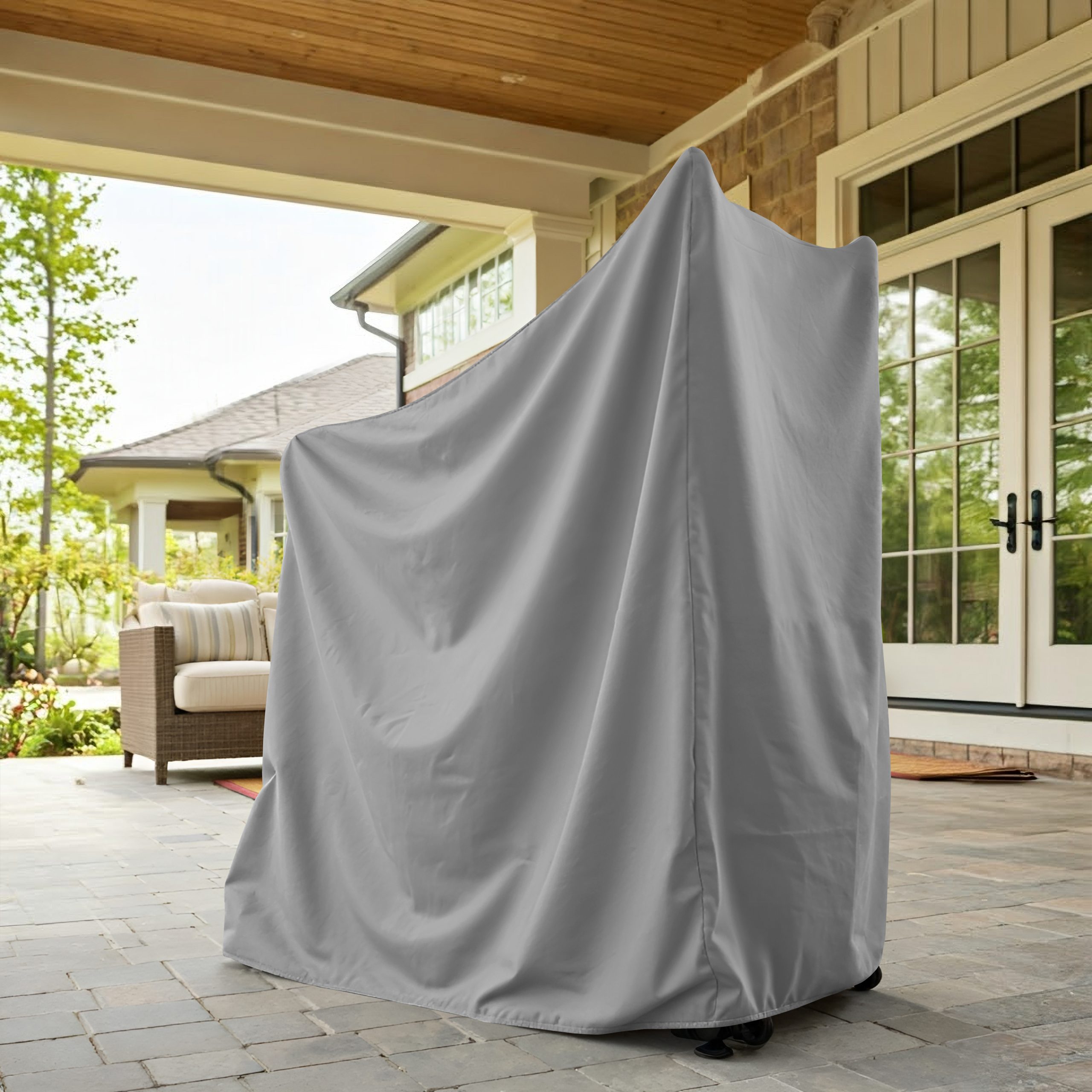 Grey Exercise Bike Cover