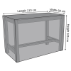 Rectangular Bar Table Cover - 113cm X 68cm X 105cm
