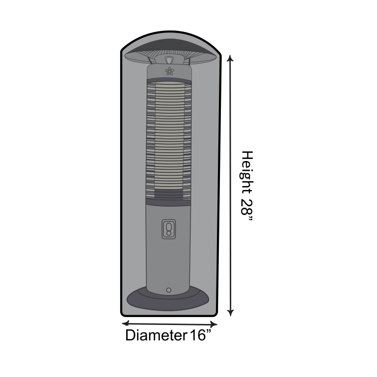 Round Outdoor Heater Cover