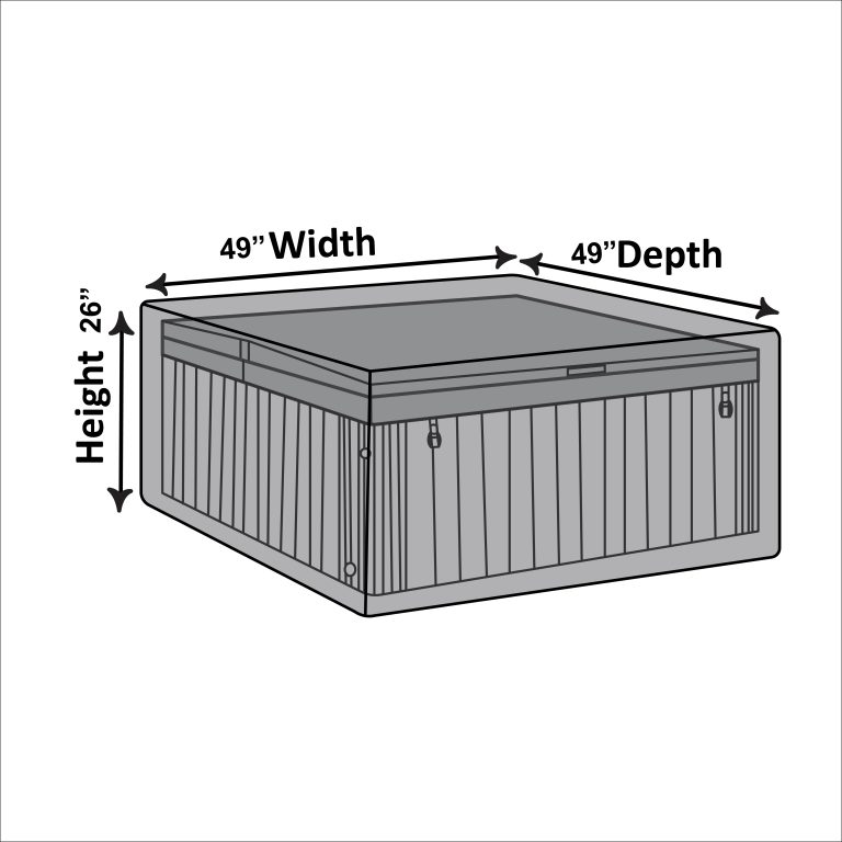 Square Spa & Jacuzzi Cover