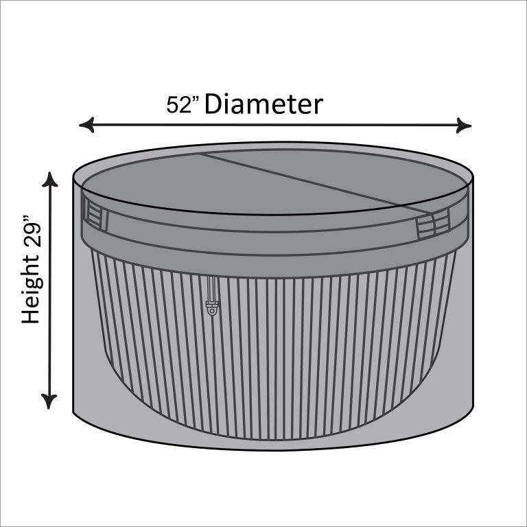 Round Outdoor Hot Tub Cover