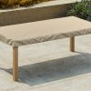 Beige Rectangular Dining Table top Cover