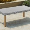 Grey Rectangular Dining Table top Cover