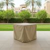 Beige Square Dining Table Cover