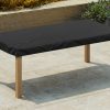 Black Rectangular Dining Table top Cover
