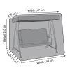 Outdoor Swing Chair Cover - 147/143cm X 125xm X 153cm