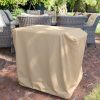 Beige Flat Top BBQ Cover