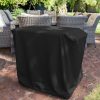 Black Flat Top BBQ Cover