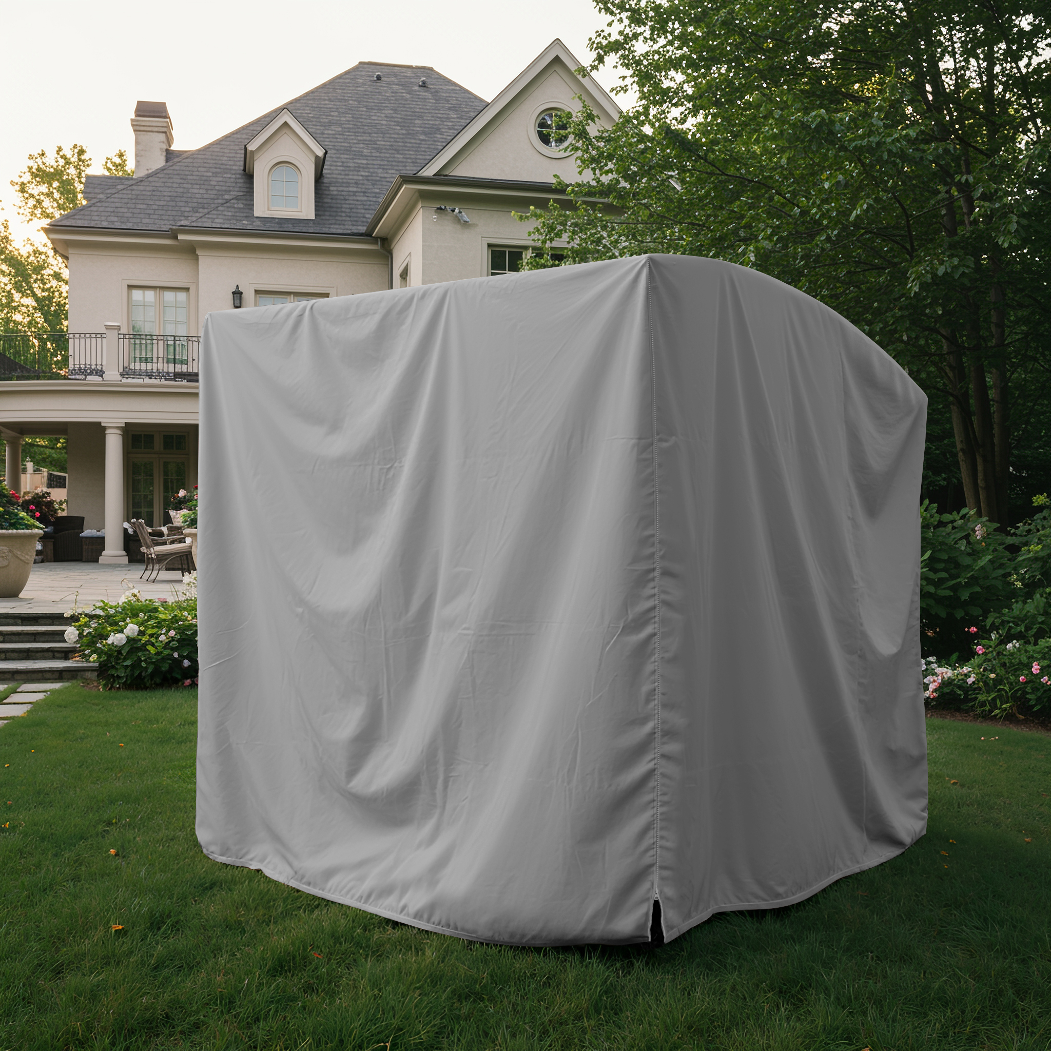 Grey Outdoor Swing Chair Cover