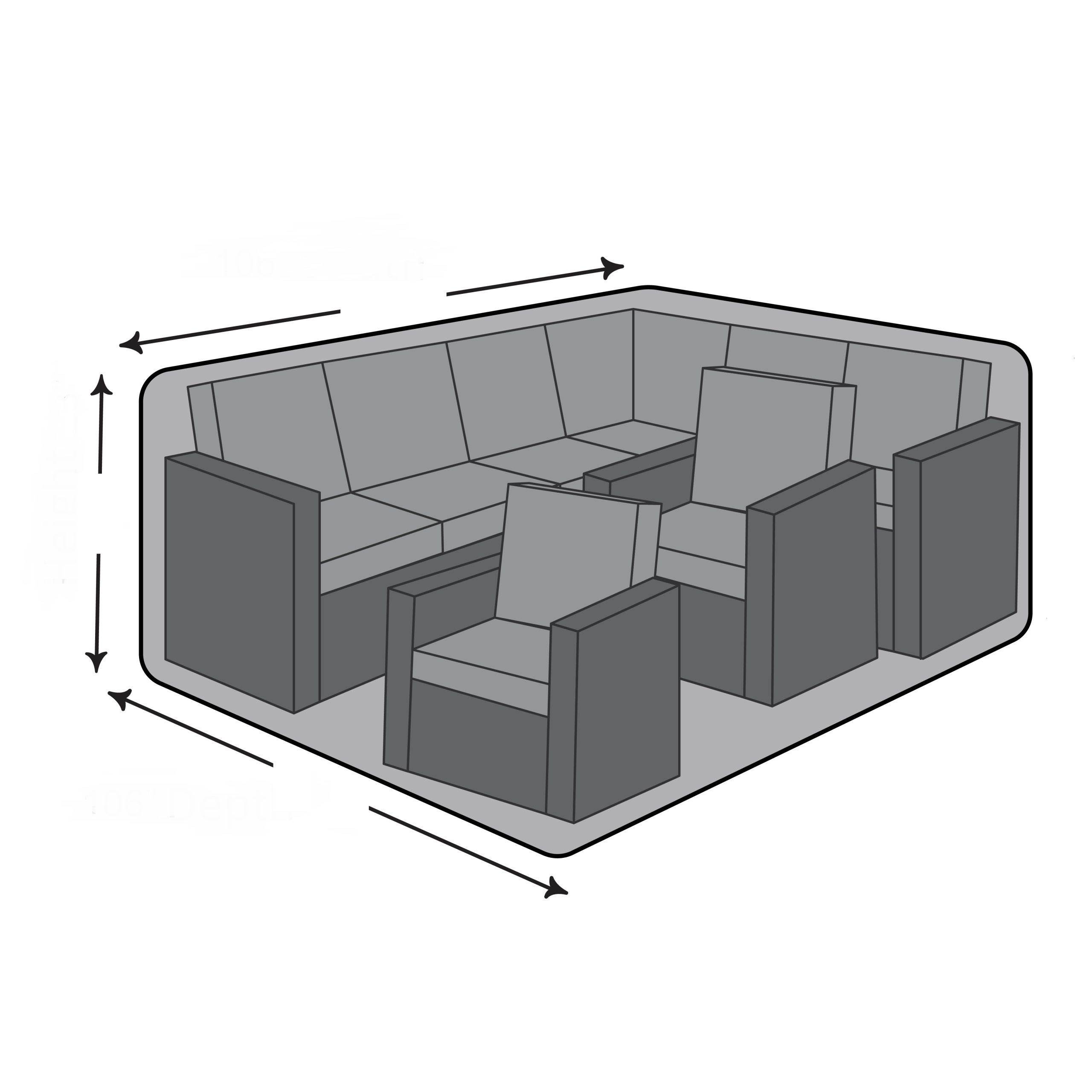 Custom Outdoor Sofa Set Cover