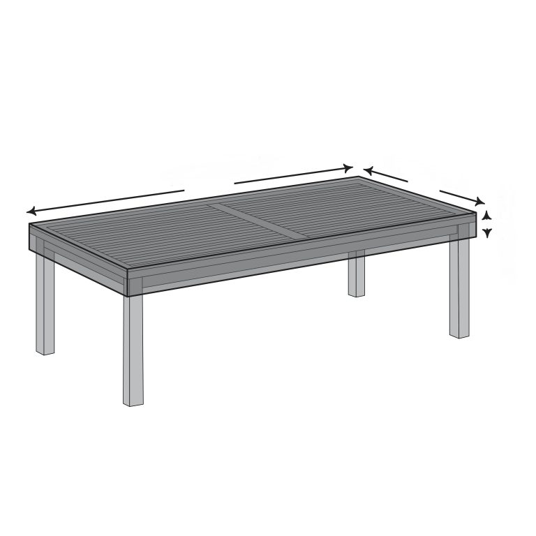 Custom Rectangular Dining Table top Cover