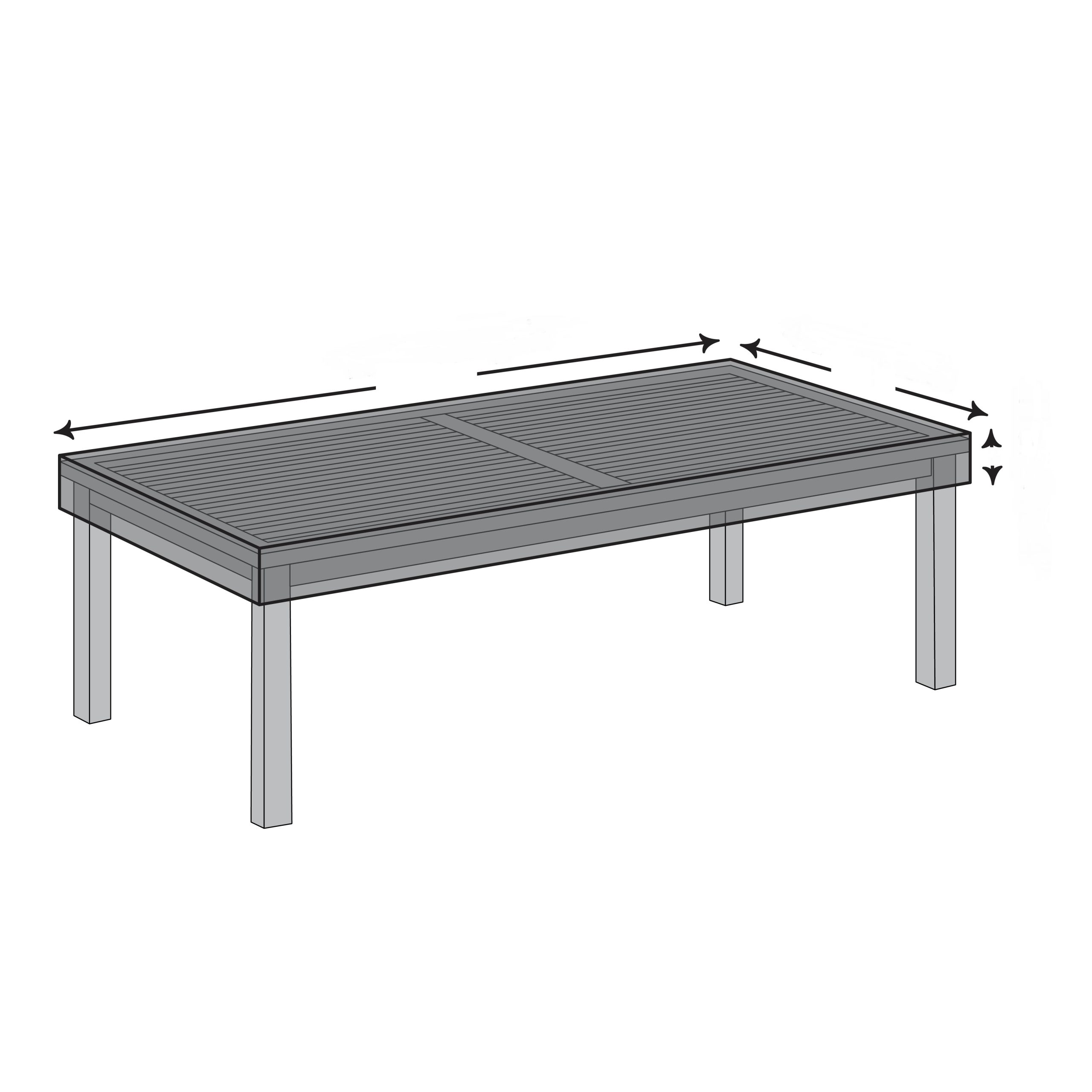 Custom Rectangular Dining Table top Cover