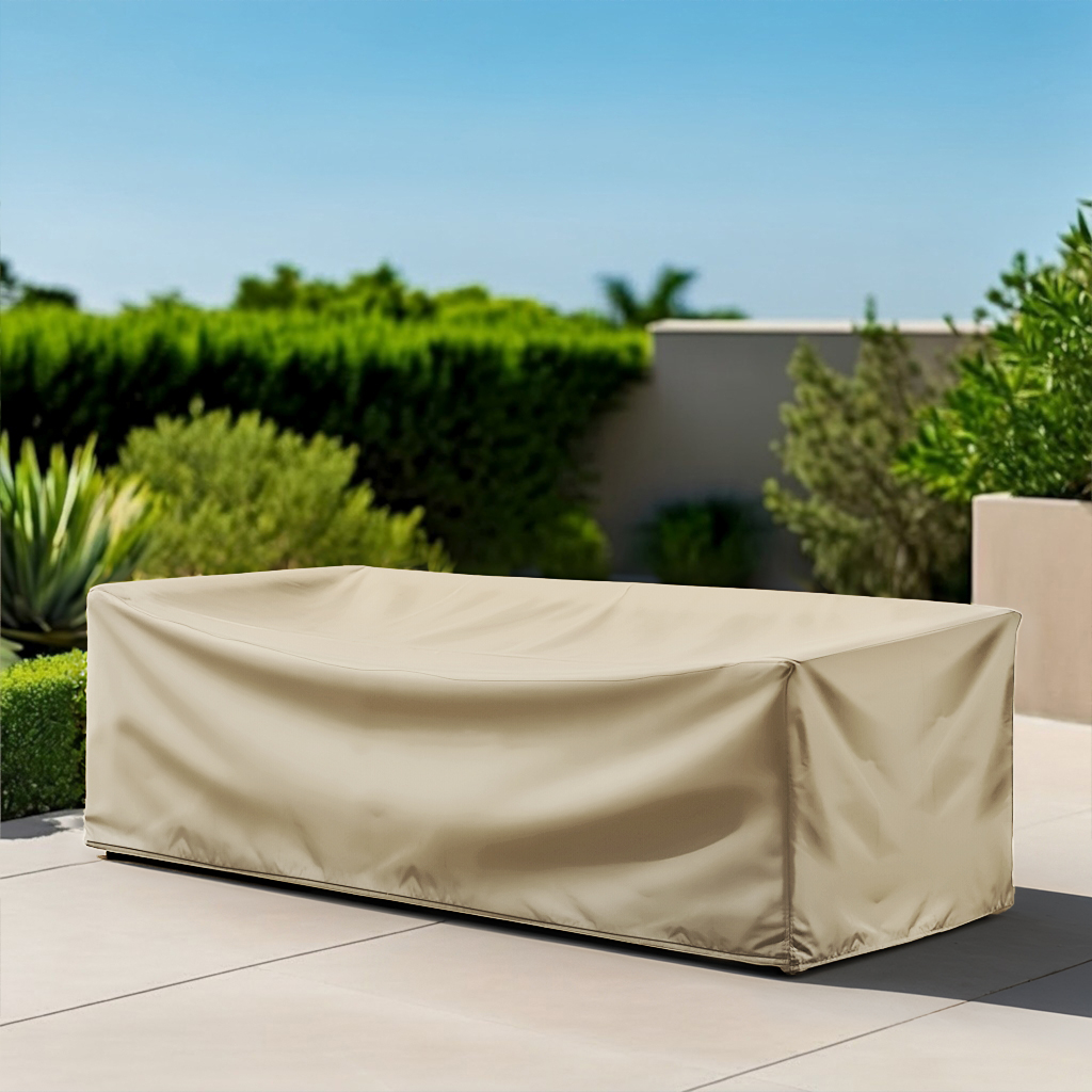 Beige Modern Box Sofa Cover