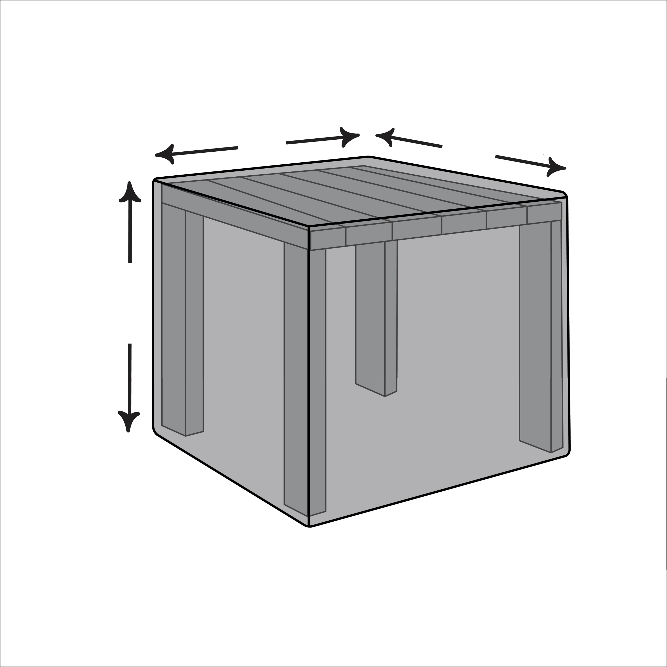 Custom Premium Square Dining Table Cover