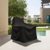 Black Adirondack Chair Sun Cover