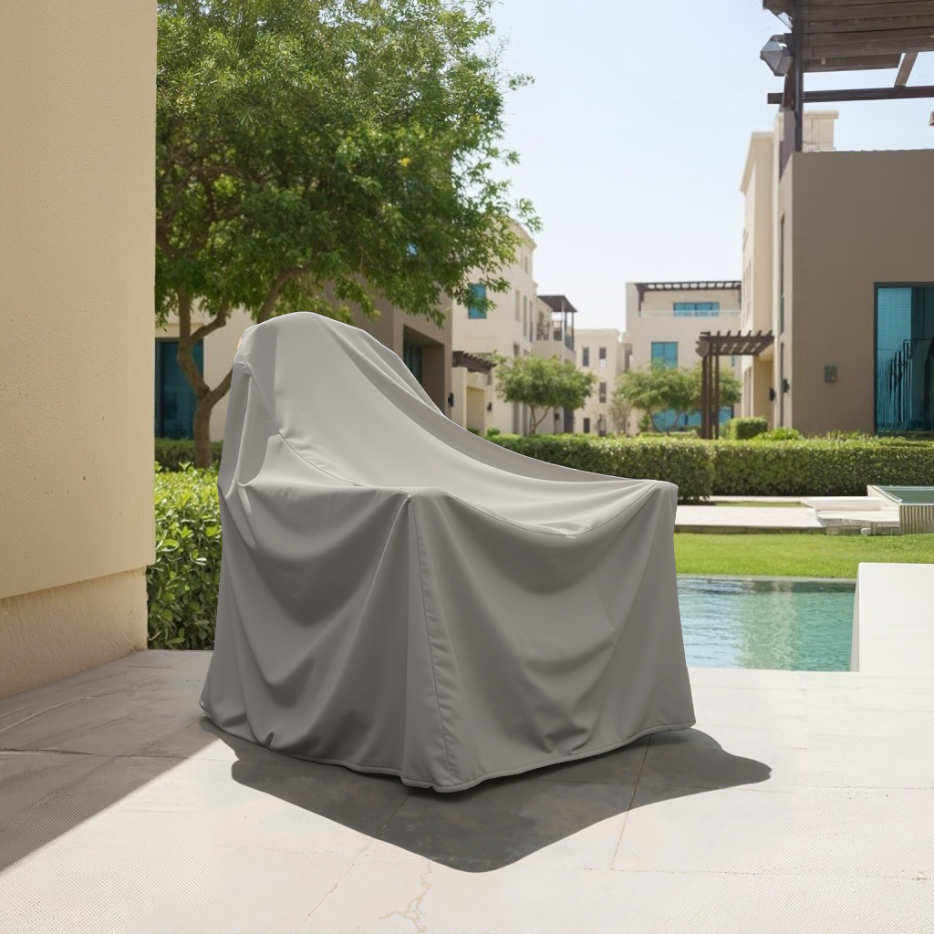 Grey Adirondack Chair Sun Cover