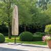Beige Outdoor Umbrella Cover - Closed