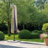 Beige Outdoor Umbrella Cover - Opened