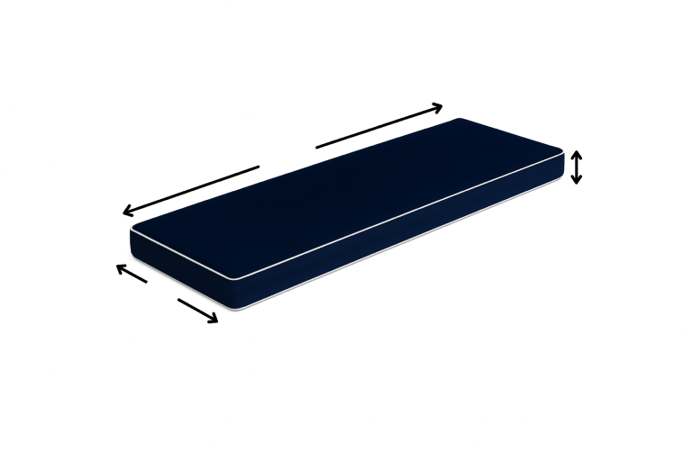 Custom Outdoor Bench Cushion Cover