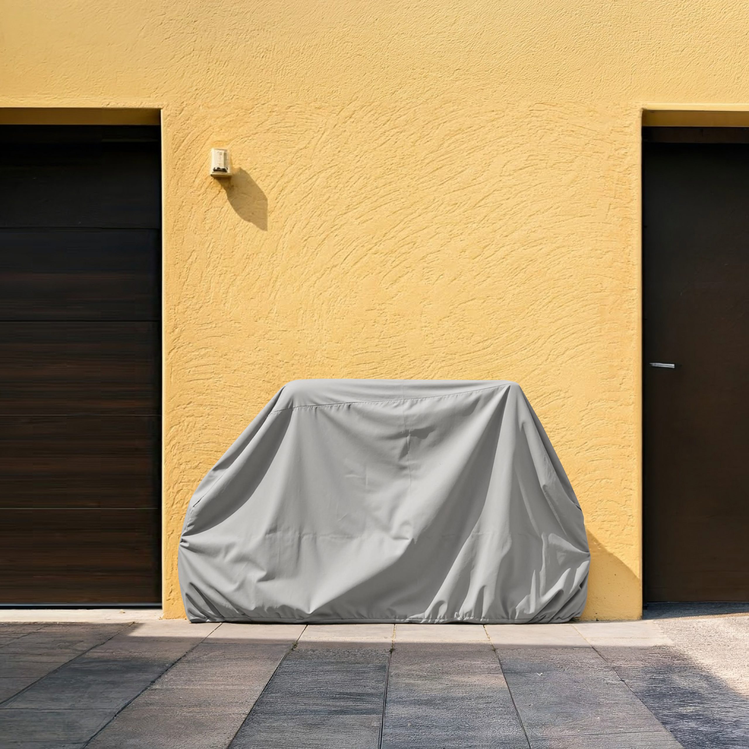 Grey UV-Resistant Dust Protection Bike Cover
