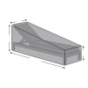 Custom Raised-Back Sun Lounger Cover