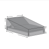 Custom Double Sun Lounger Cover – Angled Back
