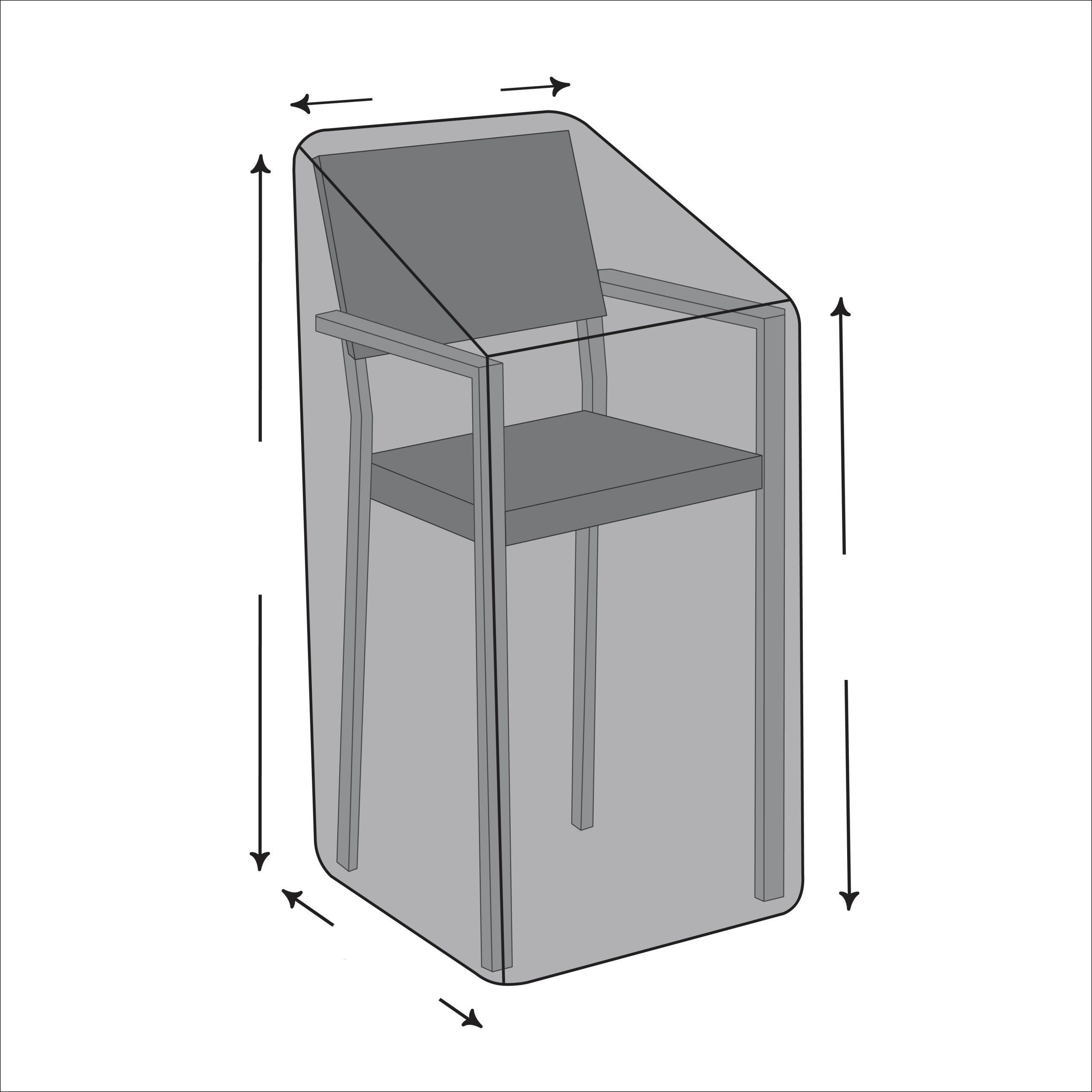 Custom Outdoor Bar Chair Cover