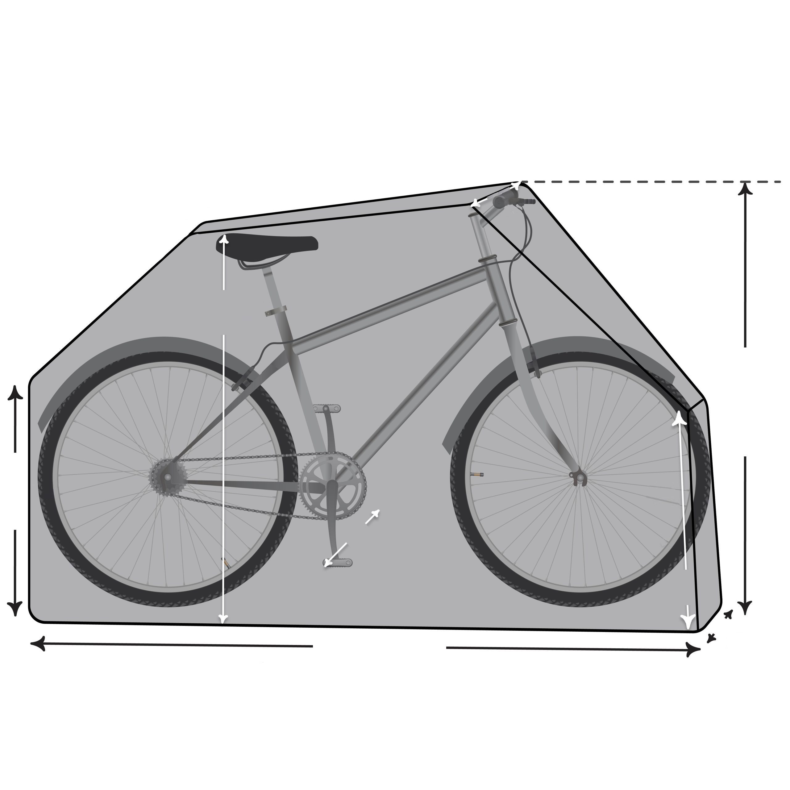 Custom UV-Resistant Dust Protection Bike Cover