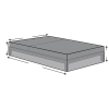 Custom Double Sun Lounger Cover