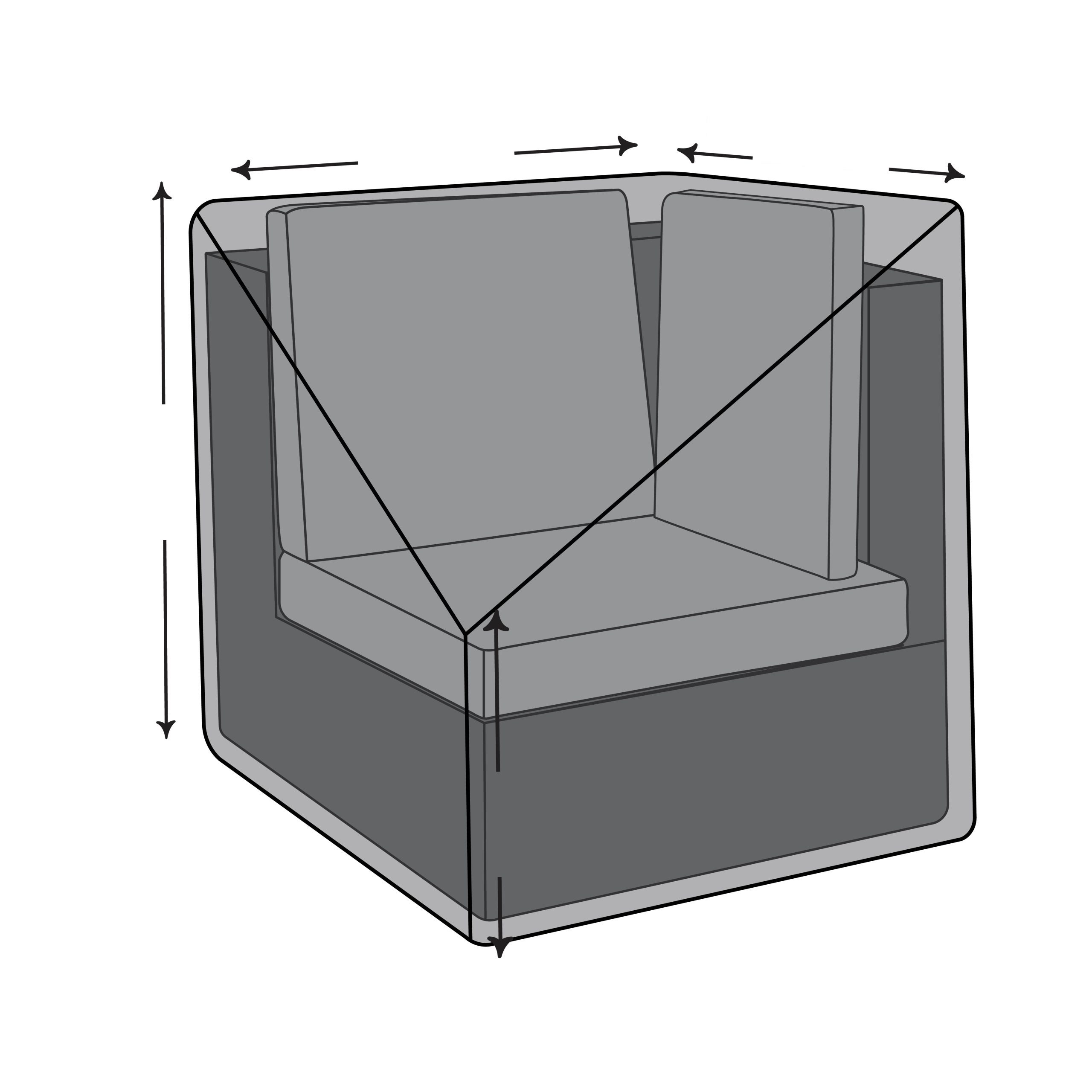 Custom Outdoor Corner Module Cover