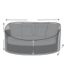 Custom Oval Daybed Cover