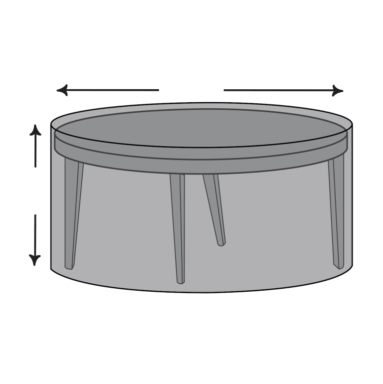 Custom Round Outdoor Dining Table Cover