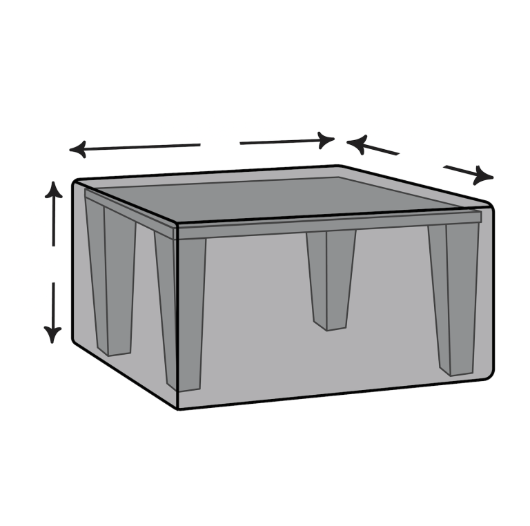 Custom Square Coffee Table Cover