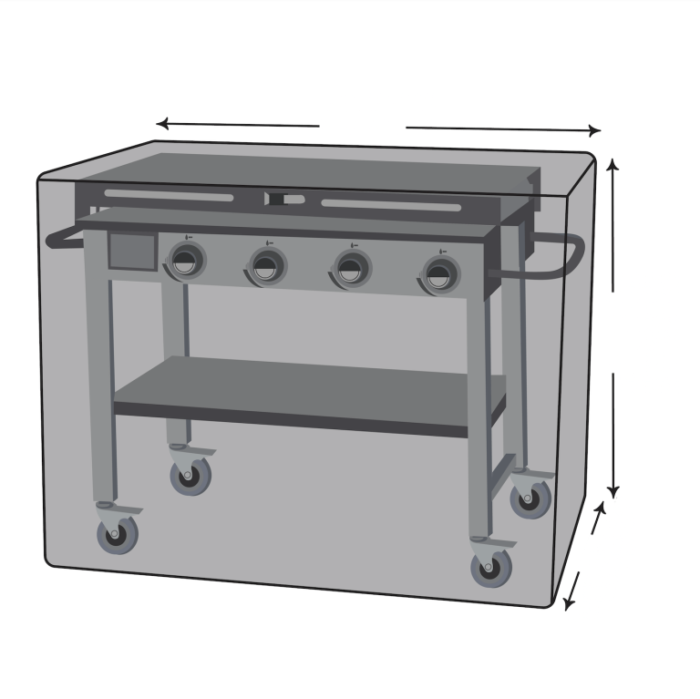 Custom Flat Top BBQ Cover