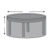 Custom Round Outdoor Coffee Table Cover