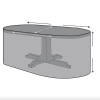 Custom Outdoor Oval Dining Table Cover