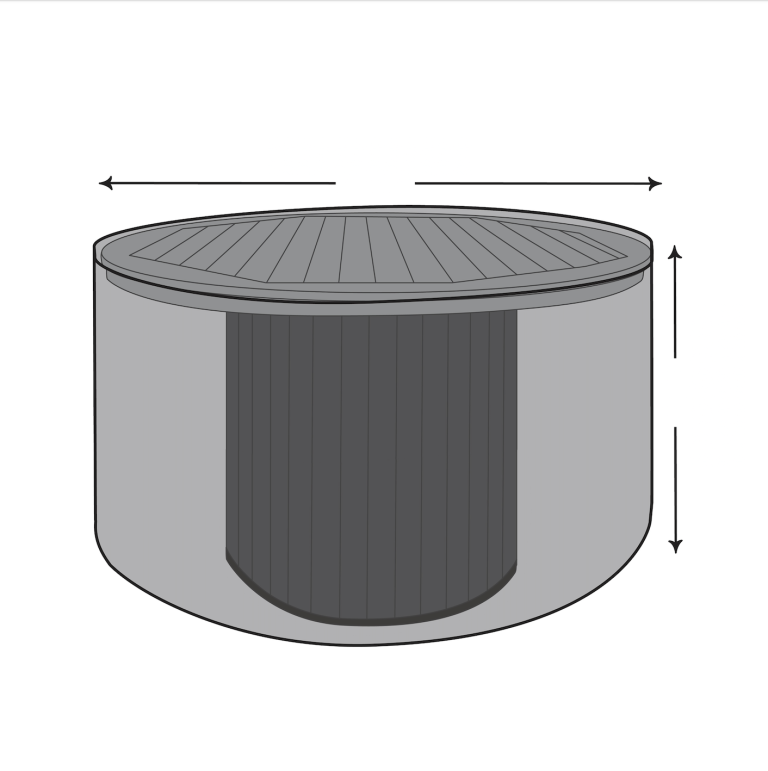 Custom Round Bar Table Cover