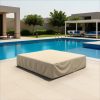 Beige Double Sun Lounger Cover